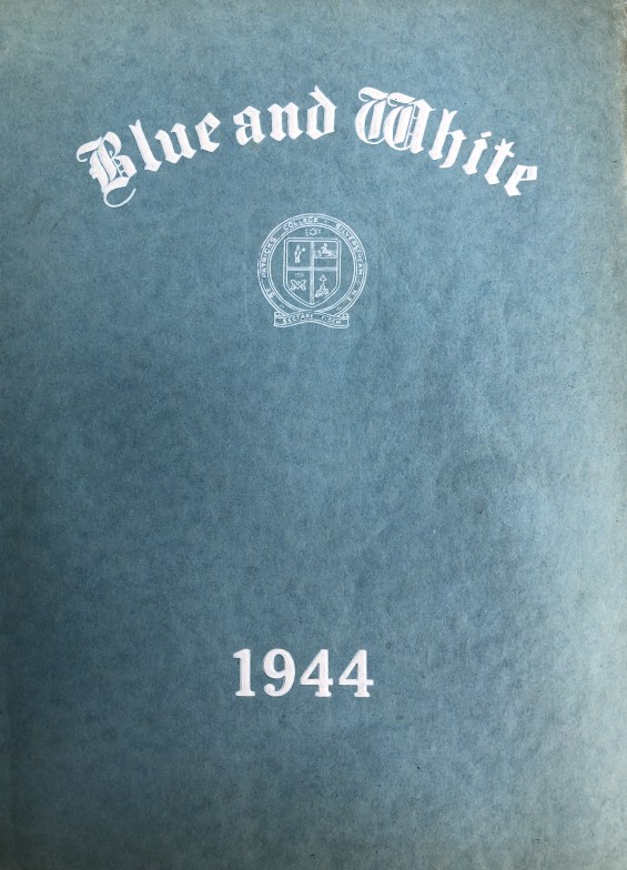 Blue and White cover 1944