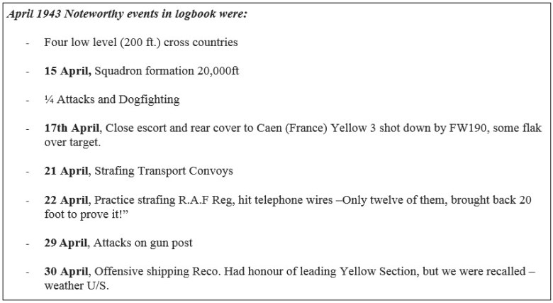 logbook April 43
