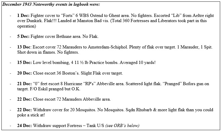 logbook Dec 43