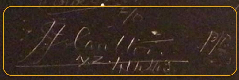 J J Caulton signature - Richies Prop